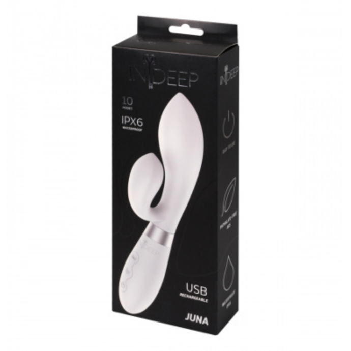 Juna rabbit vibrator white