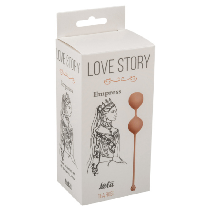 Love Story Empress Tea Rose ვაგინალური კეგელის ტრენაჟორი ბურთები