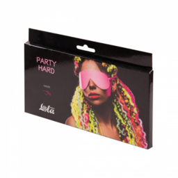 Party Hard Shy თვალის ნიღაბი ვარდისფერი
