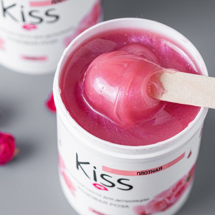 Kiss - Sugar paste for depilation Kiss Pink rose 600 gr. (dense)