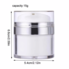 Cosmetic jar with side dispenser 15ml.