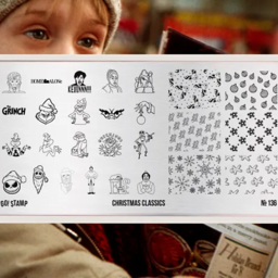 Go!Stamp! Stamping Plate - #136 Christmas Classics