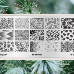 Go!Stamp! Stamping Plate - #137 Winter Woods