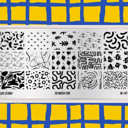 Go!Stamp! Stamping plate - №147 So Much Fun