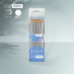Staleks  Disposable files papmAm (wood base) DWC-22-240 grit (10 pcs.)