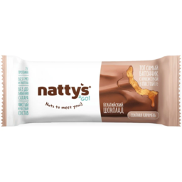 Батончик протеиновый nattys соленая карамель