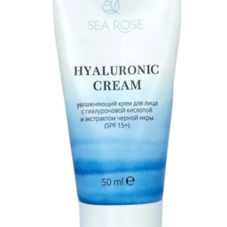 Moisturizing Face Cream "Hyaluronic Cream" with Hyaluronic Acid and Black Caviar Extract (SPF 15+)
