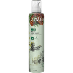 Altaria კედრის ზეთი სპრეის ფორმატში.