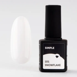 გელის ლაქები Milk - Simple 101 Snowflake