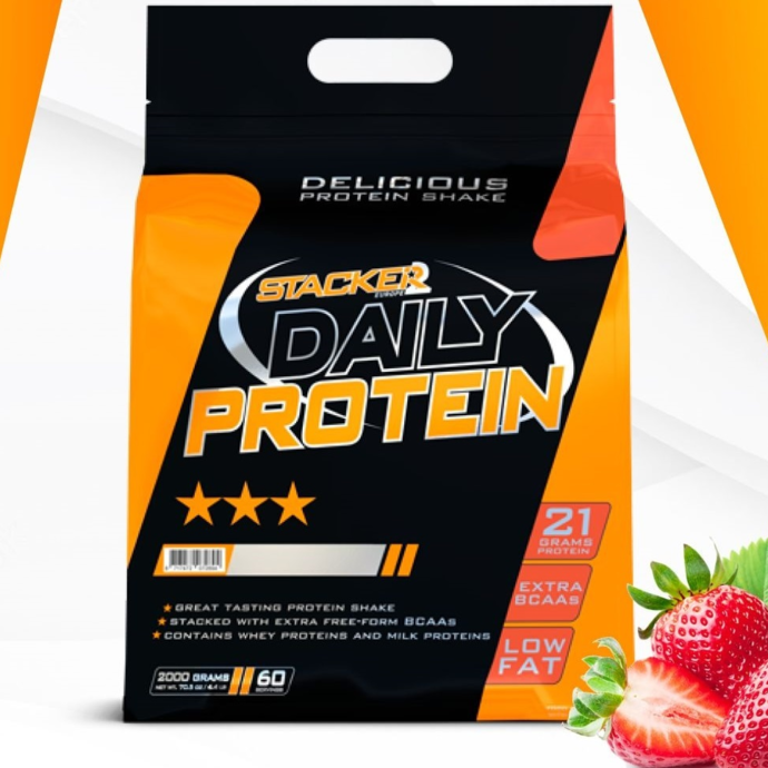 Stacker2 Europe Daily Protein 2000gr (მარწყვი/Strawberry)