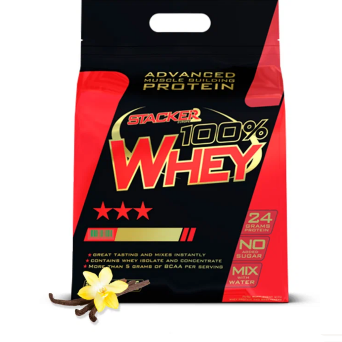Stacker2 Europe 100% Whey Protein 908 gr (Vanilla)