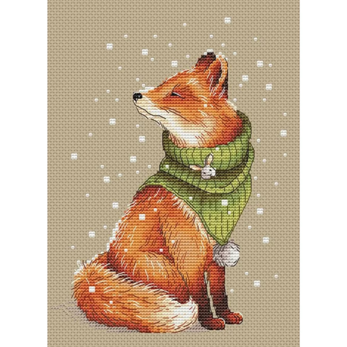 Cross stitch kit "Fox"