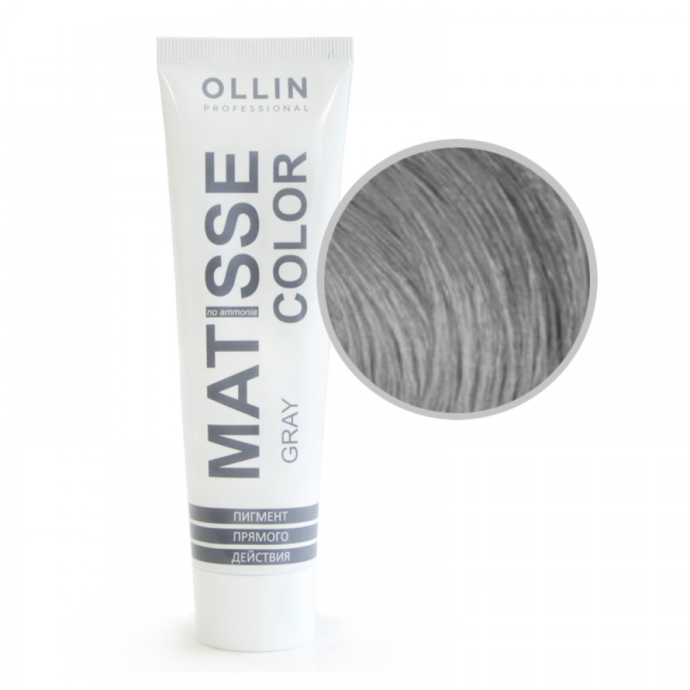 პირდაპირი მოქმედების პიგმენტი - Ollin Matisse Grey, 100 მლ