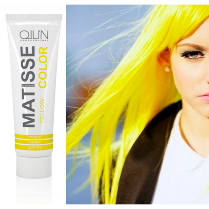 პირდაპირი მოქმედების პიგმენტი - Ollin Matisse Yellow, 100 მლ