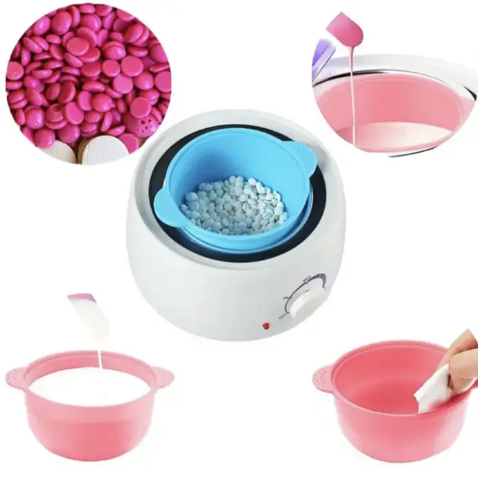 Silicone bowl for wax melter
