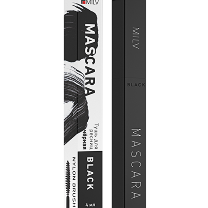 კოსმეტიკა - Milv Mascara Mascara (ნეილონის ფუნჯი) 4 მლ