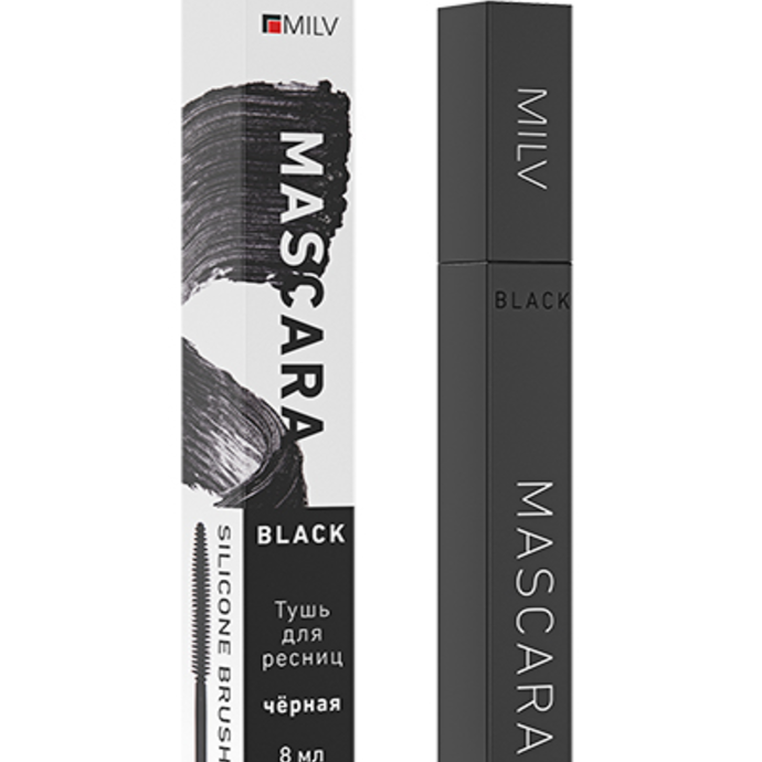 Косметика - Milv Тушь для ресниц Mascara (силиконовая кисть) 4 мл