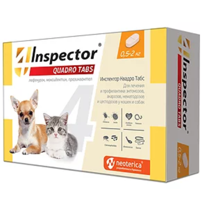Antiparasitic tablets for dogs and cats